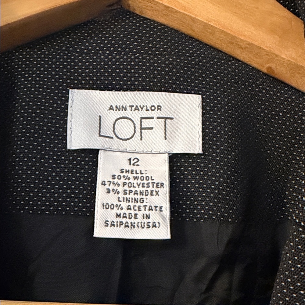 LOFT Dark Gray Blazer for Women - Picture 2 of 6